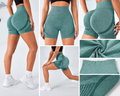 Seamless High-Waist Yoga Shorts